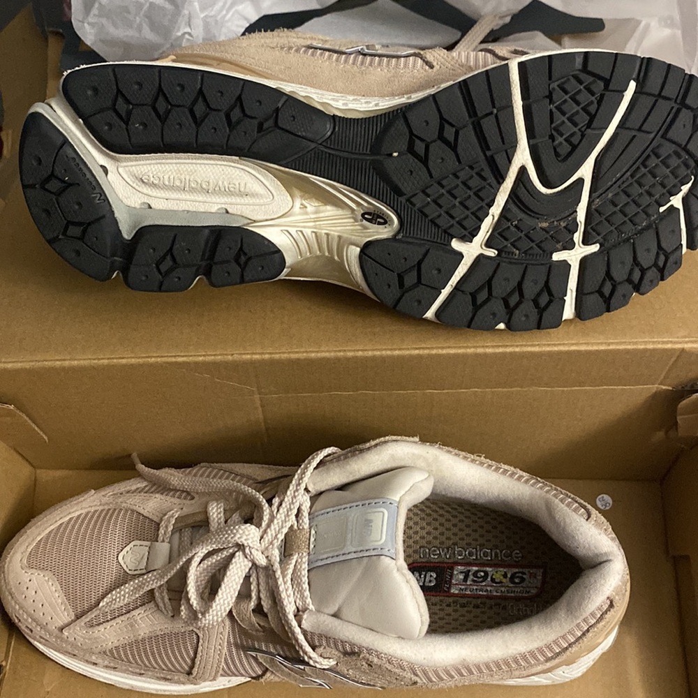 New Balance Light Brown Athletic Shoes - Picture 4 of 5